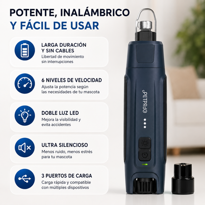 Cortaúñas Eléctrico para Perros
