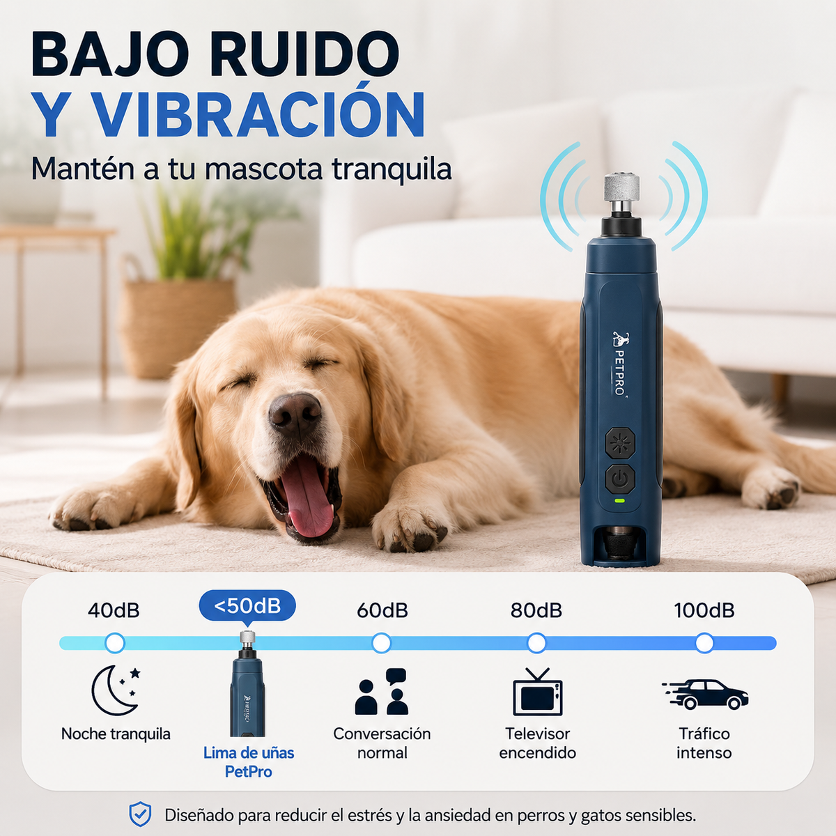 Cortaúñas Eléctrico para Perros