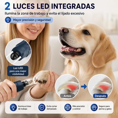 Cortaúñas Eléctrico para Perros