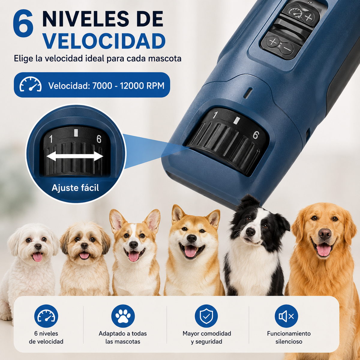 Cortaúñas Eléctrico para Perros